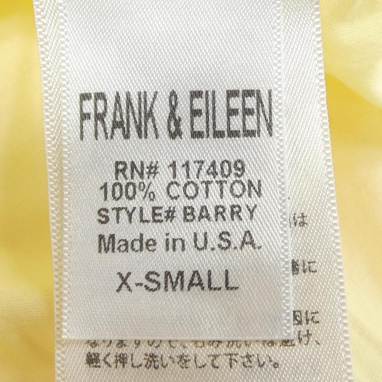 フランクアンドアイリーン コットンシャツ