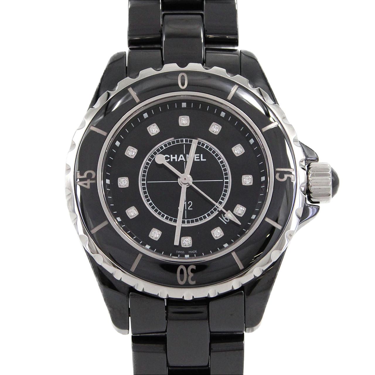 シャネル J12 セラミック クォーツ腕時計