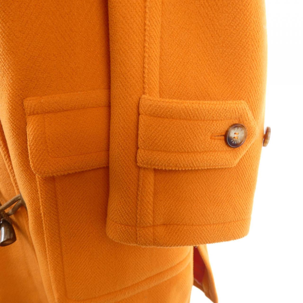 エルメス ウールレーヨンコート