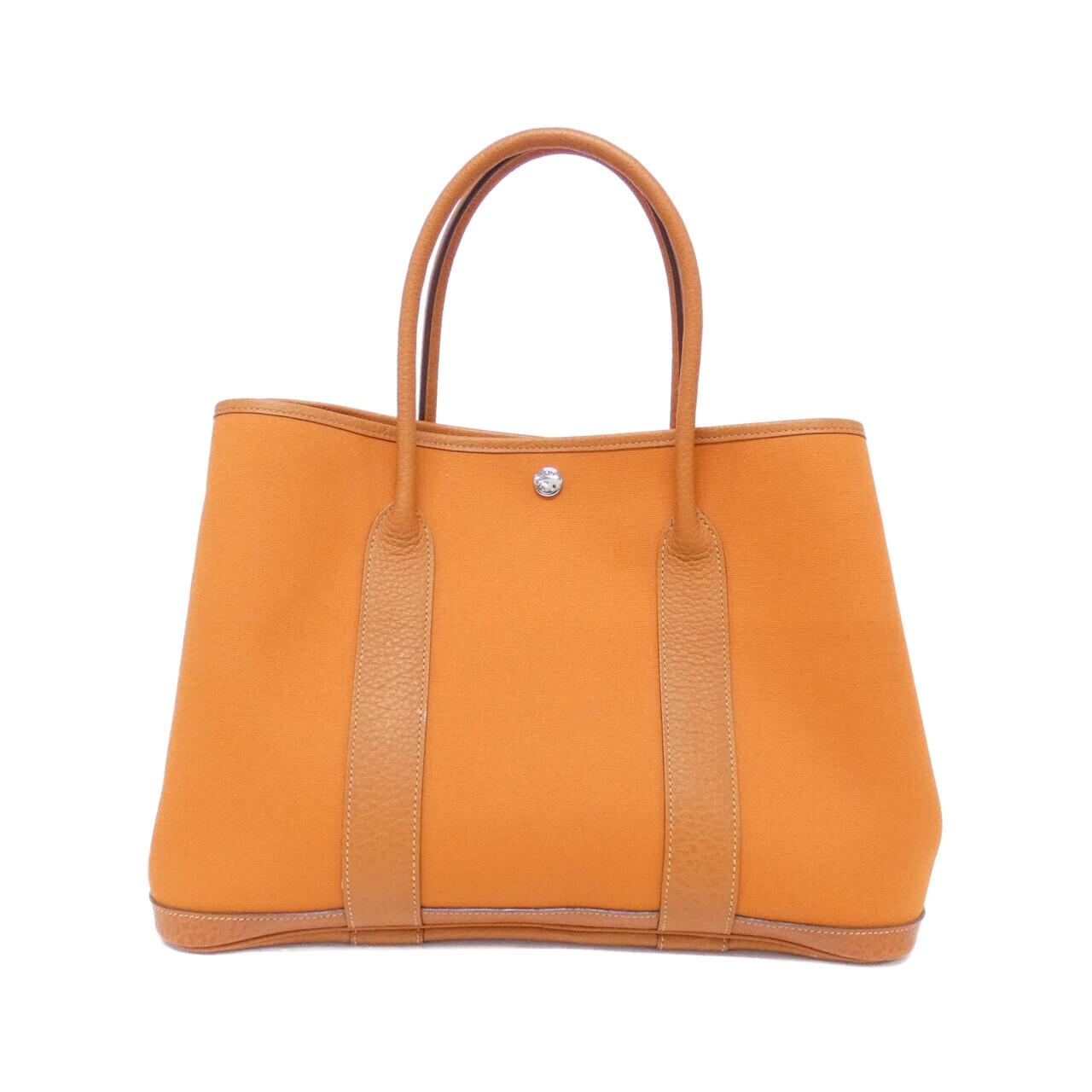 エルメス ガーデンパーティ36cm トワルオフィシエ ブッフルスキッパー バッグ