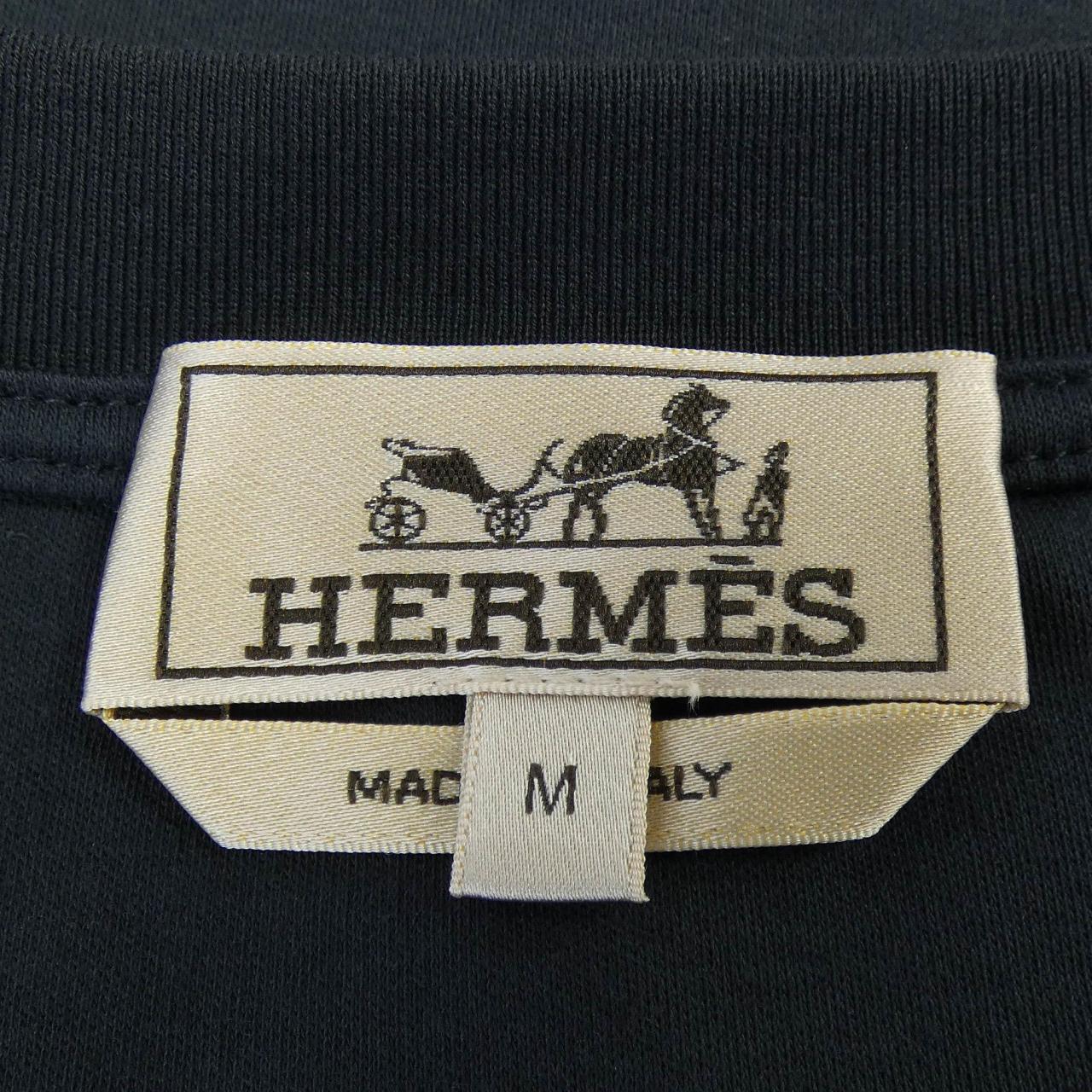 エルメス カヴァルカドゥールグリフォネ コットンTシャツ