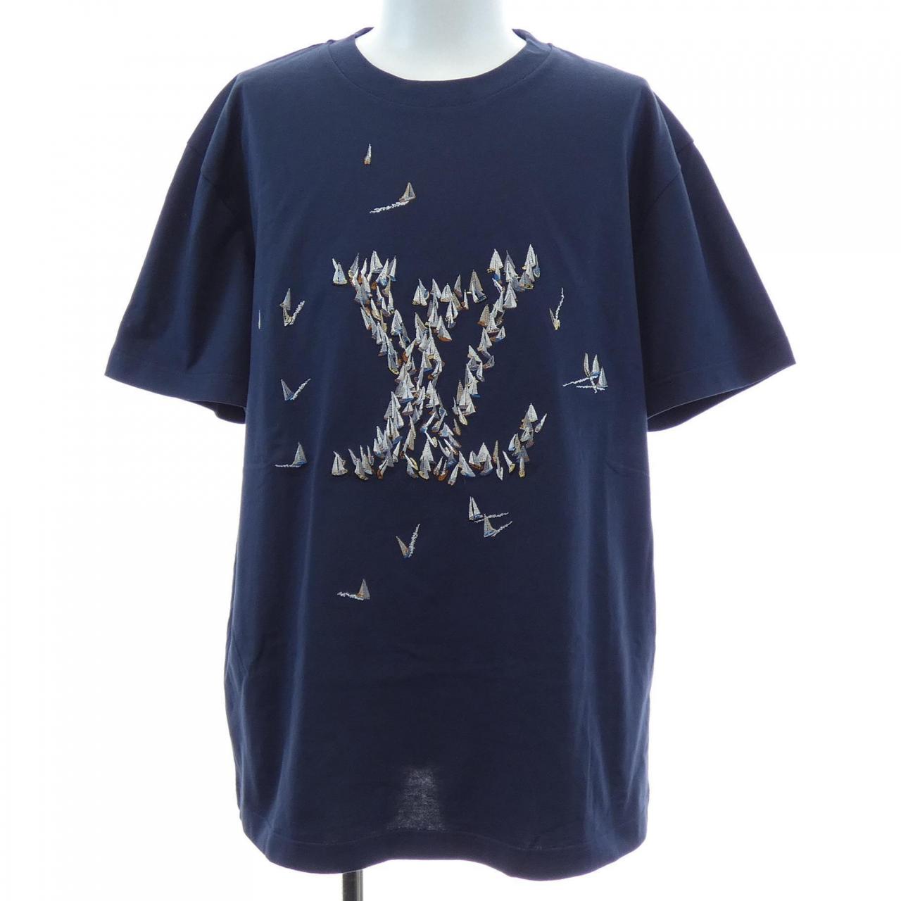 ルイヴィトン エンブロイダリー コットンTシャツ