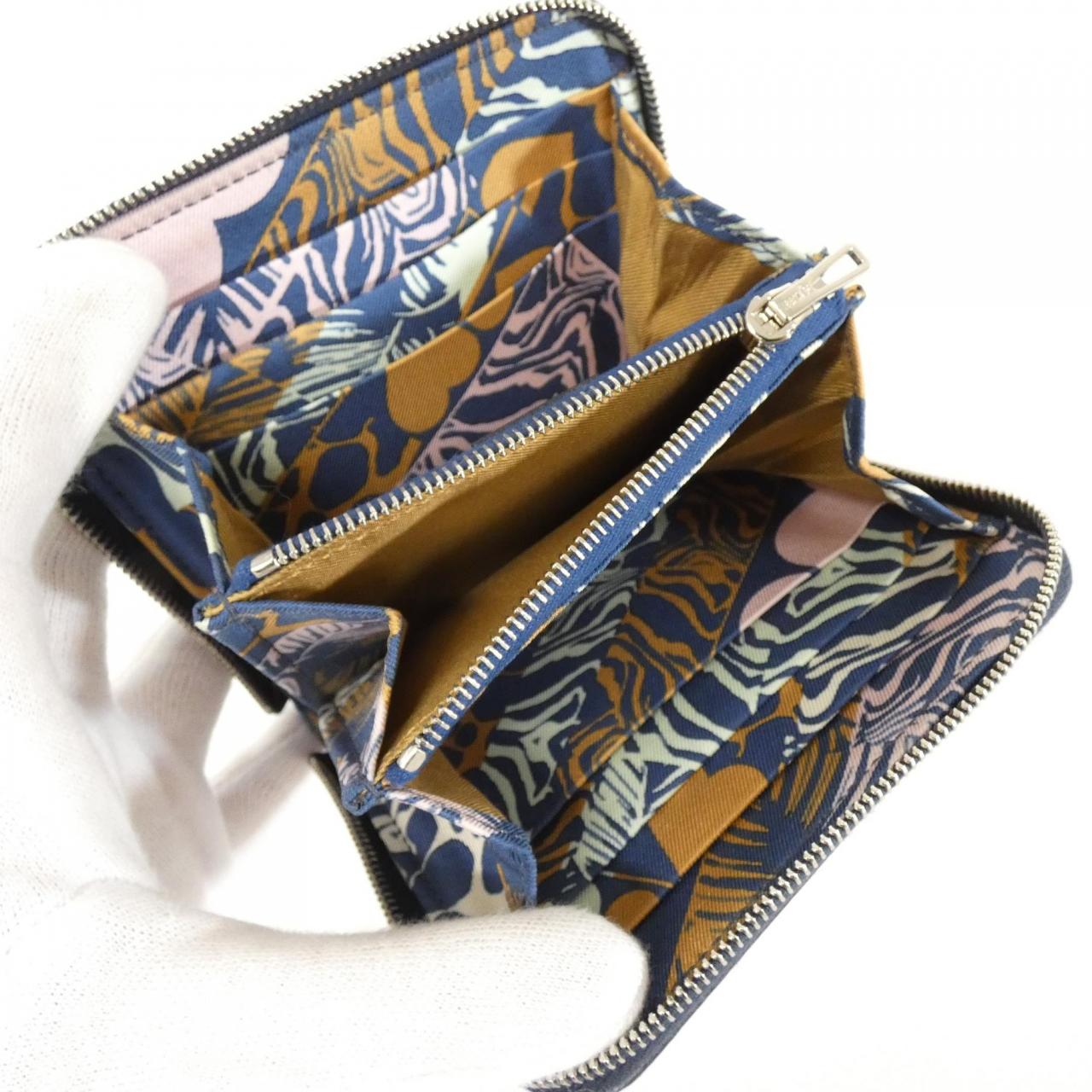 エルメス WILDシルクインコンパクト エプソン シルク 財布