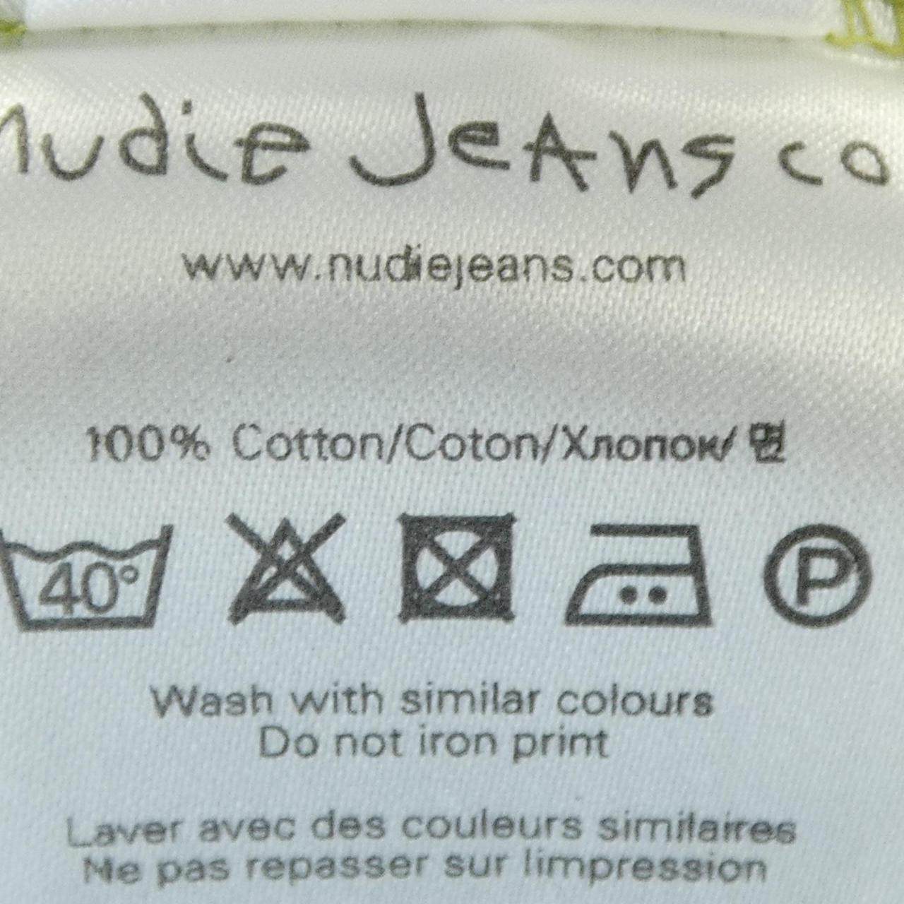 ヌーディージーンズ Anders コットンTシャツ