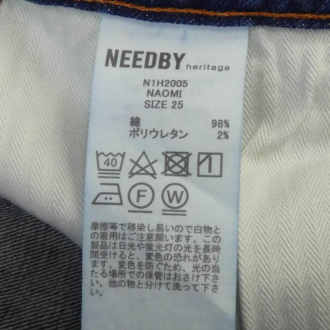 NEEDBY ジーンズ