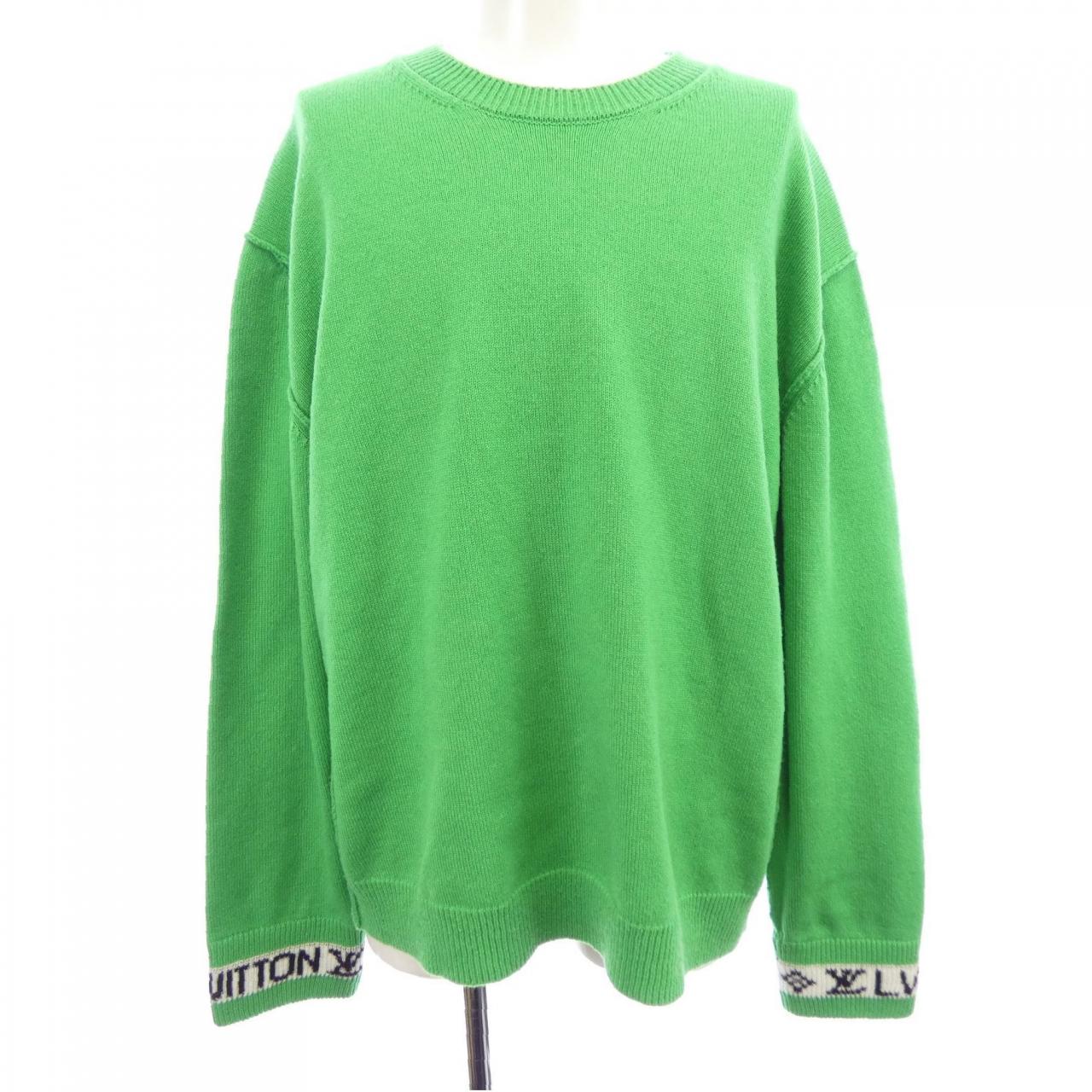 ルイヴィトン LVカフス カシミヤクルーネックニット