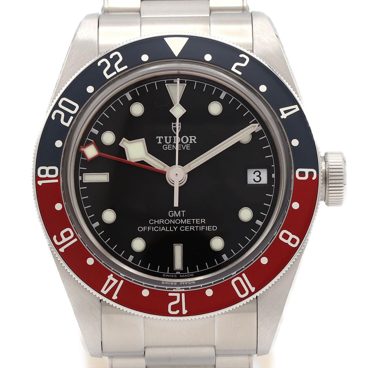 チューダー ブラックベイGMT ステンレススチール 腕時計