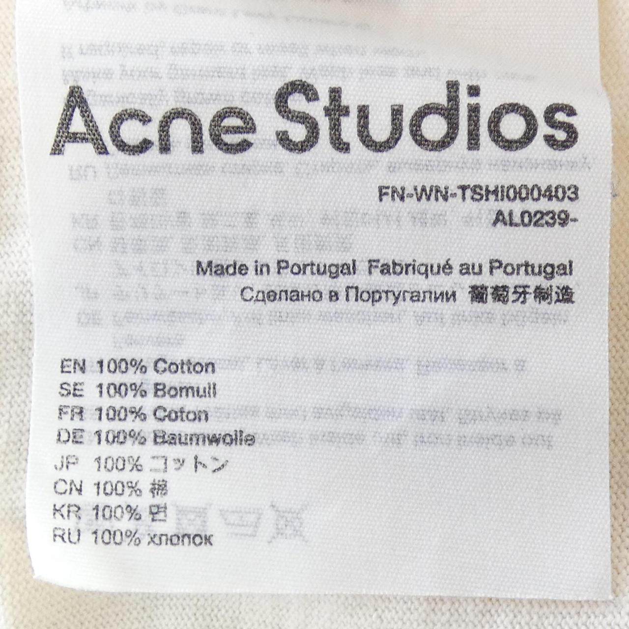 アクネストゥディオズ コットンTシャツ