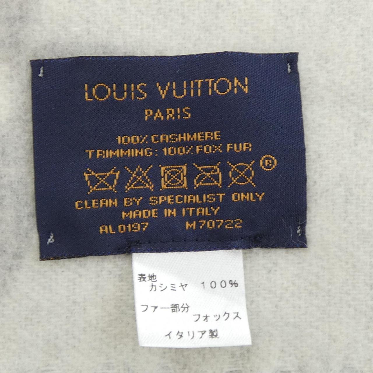 ルイヴィトン エシャルプレイキャビック カシミヤ マフラー