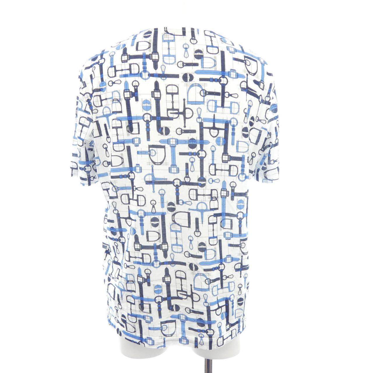 エルメス LABYRINTHE HORSEBIT コットンTシャツ S