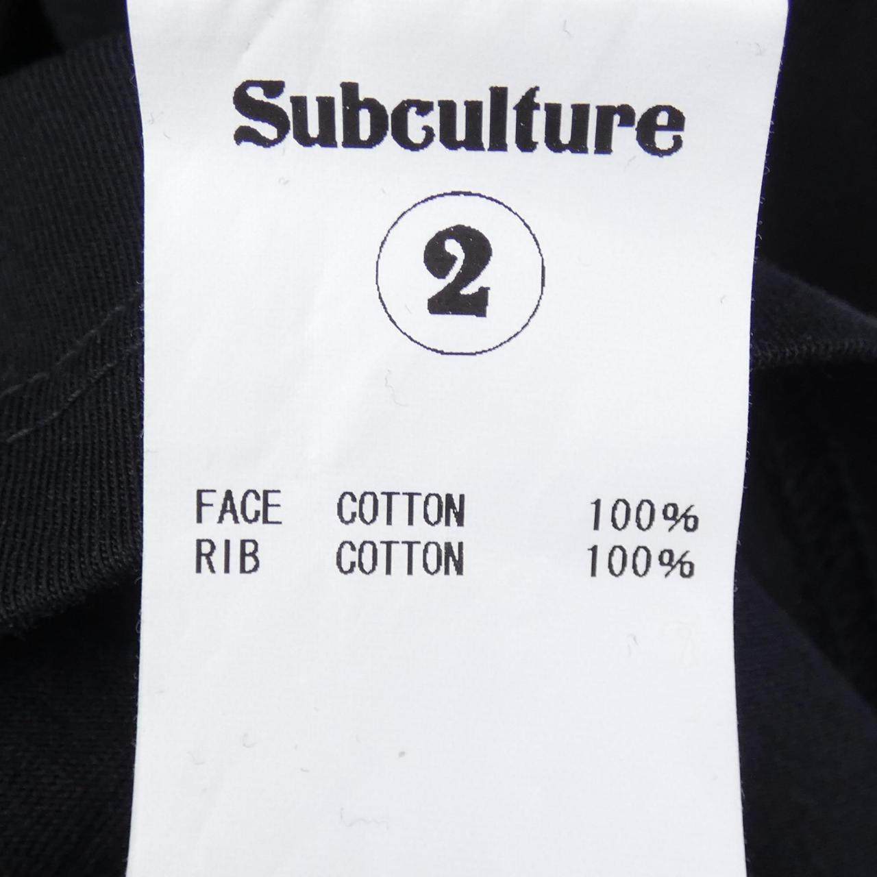 SUBCULTURE コットンTシャツ