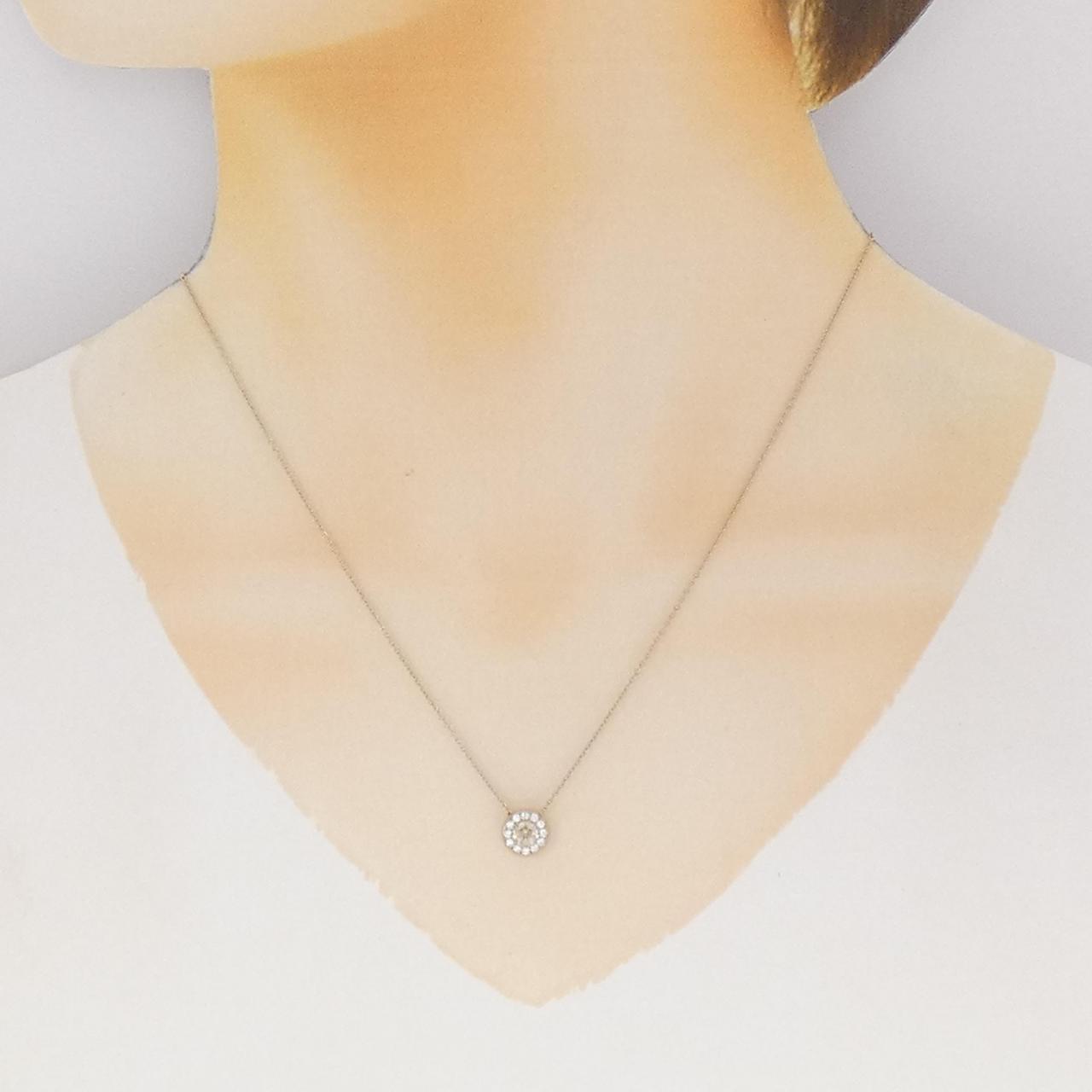 カシケイ Au750ブラウンゴールド ダイヤモンド ネックレス