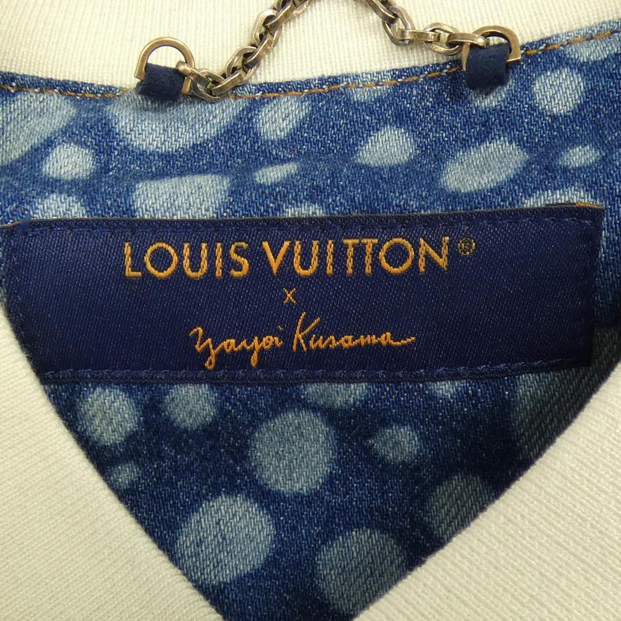 ルイヴィトン LV×YK インフィニティドット デニム半袖シャツ 限定