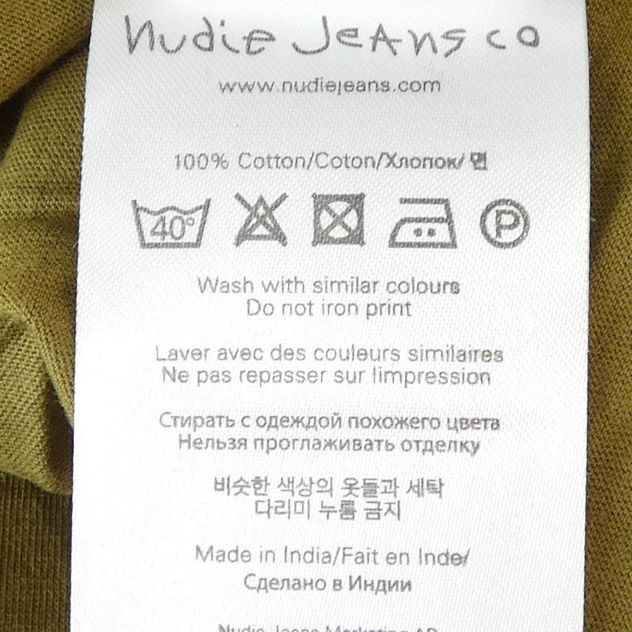 ヌーディージーンズ コットンTシャツ