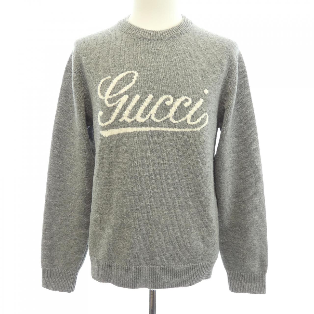 グッチ GUCCIインターシャウールニット