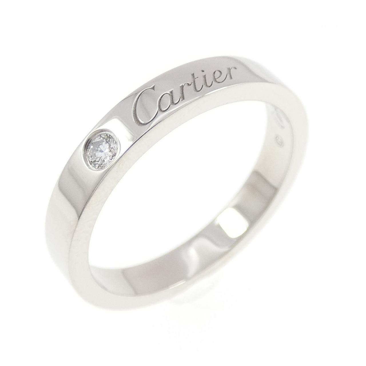 カルティエ ウェディング プラチナ950 ダイヤモンド リング 11号