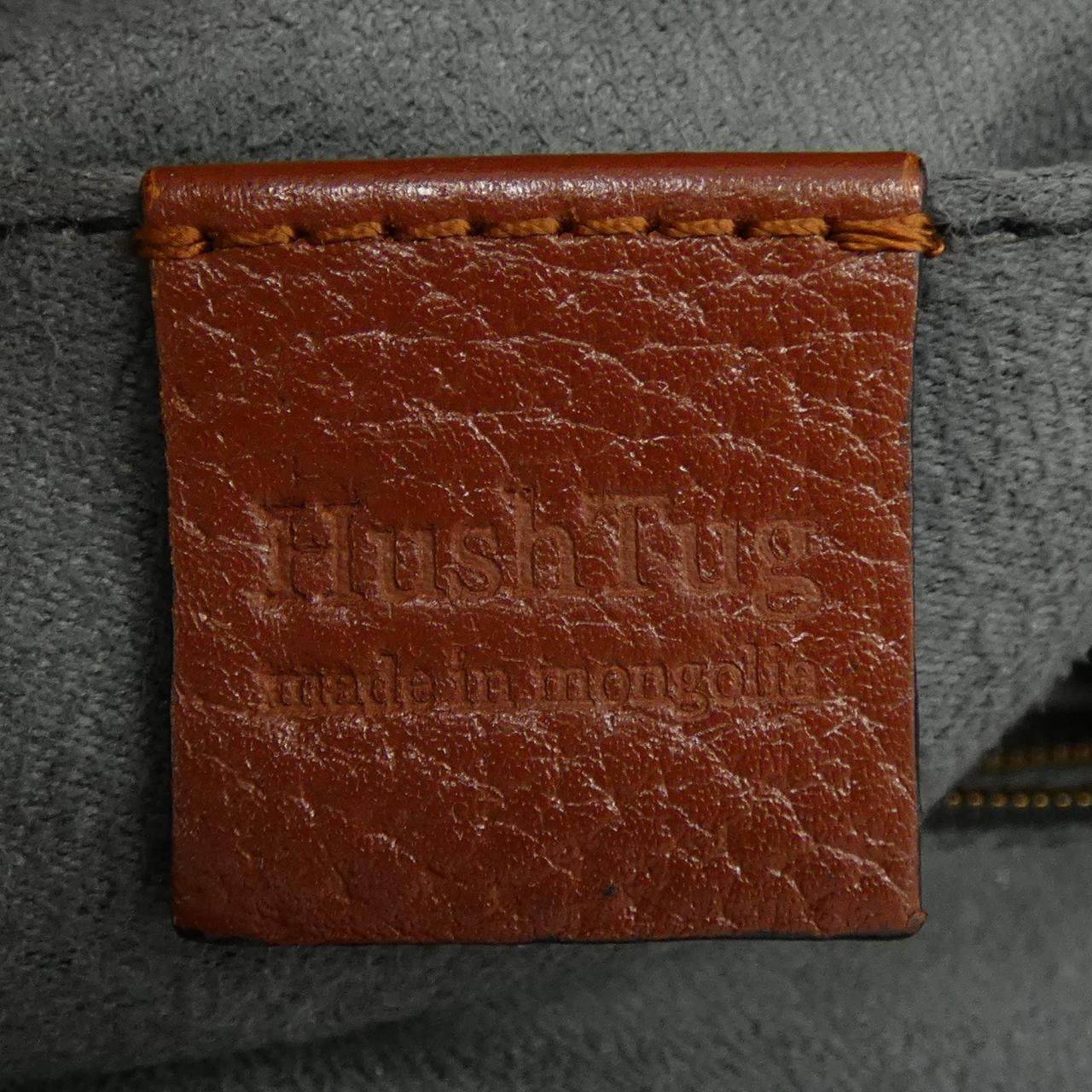HUSHTUGレザーハンドバッグ