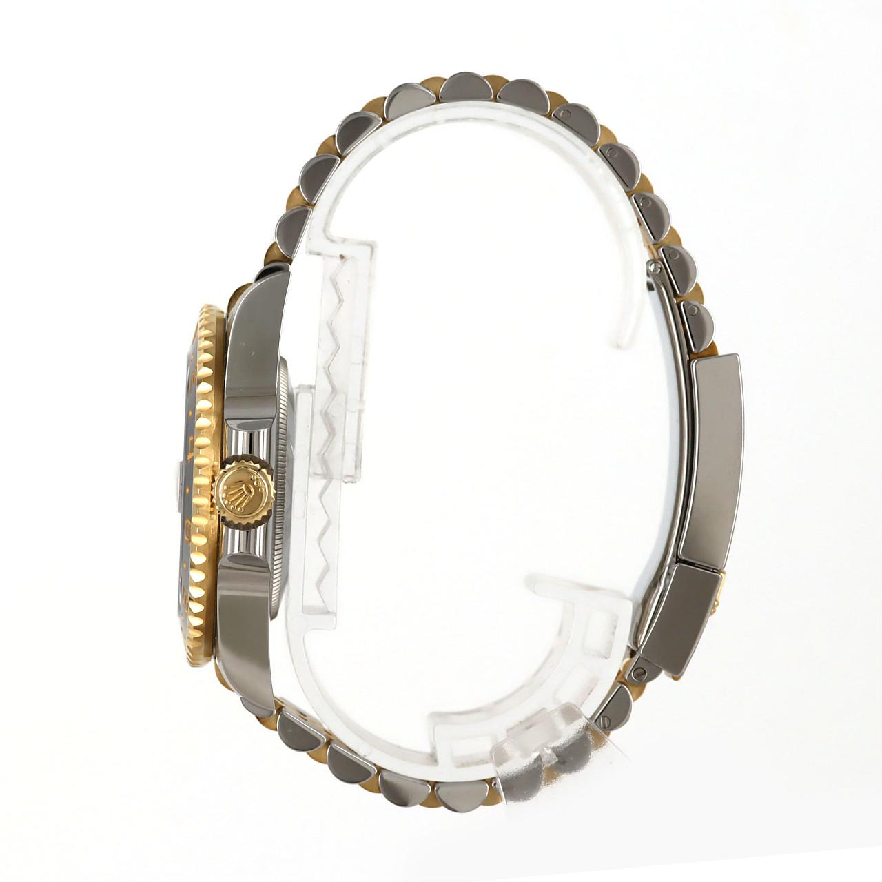 ロレックス GMTマスターII ステンレススチール イエローゴールド 自動巻腕時計