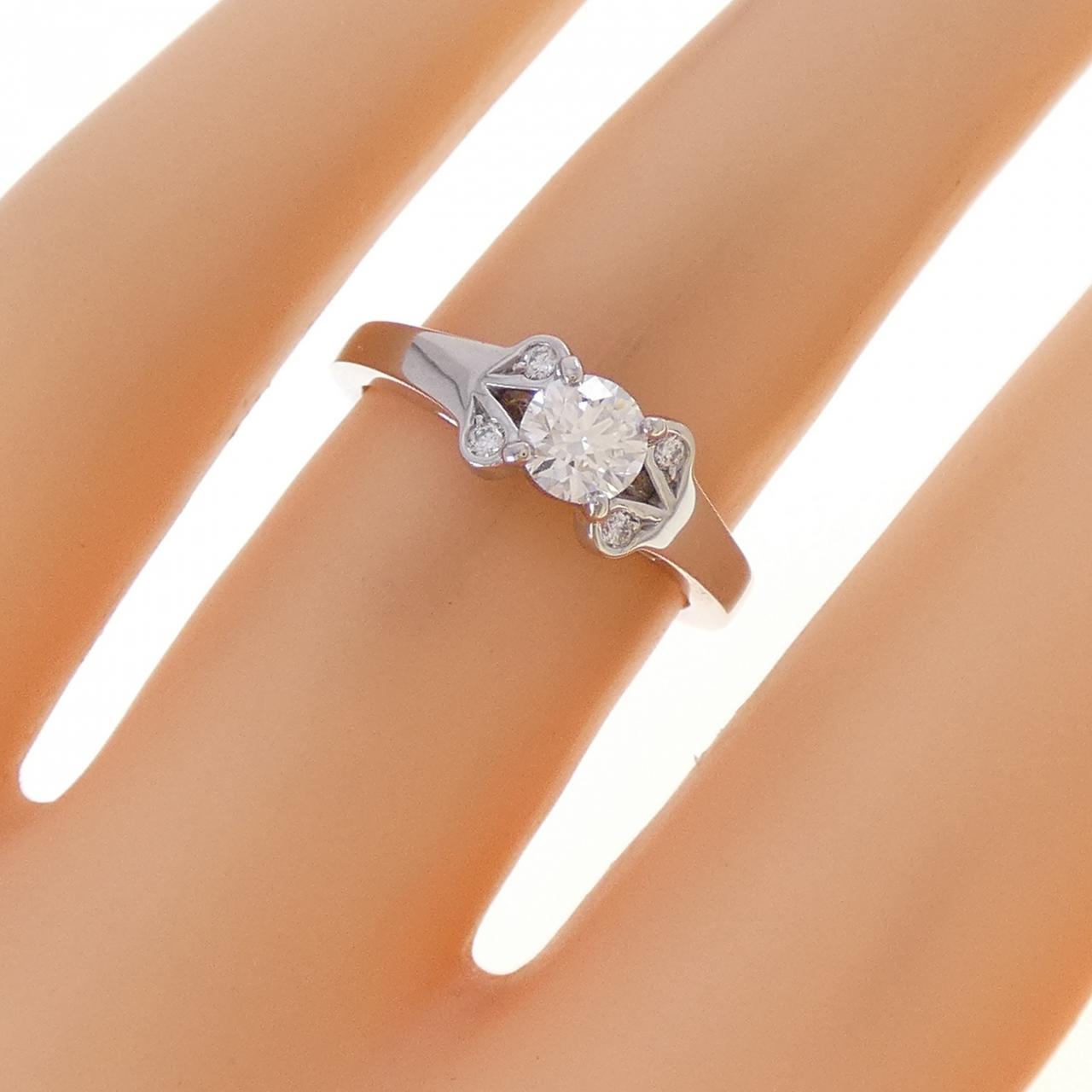 カルティエ バレリーナ プラチナ リング 7号