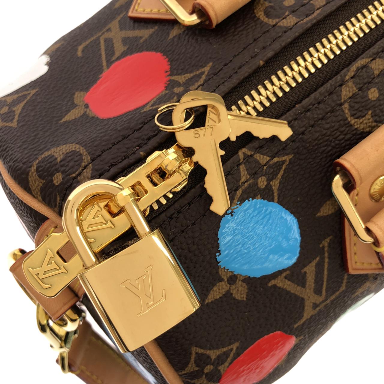 ルイヴィトン モノグラム LV x YK スピーディ バンドリエール ボストンバッグ