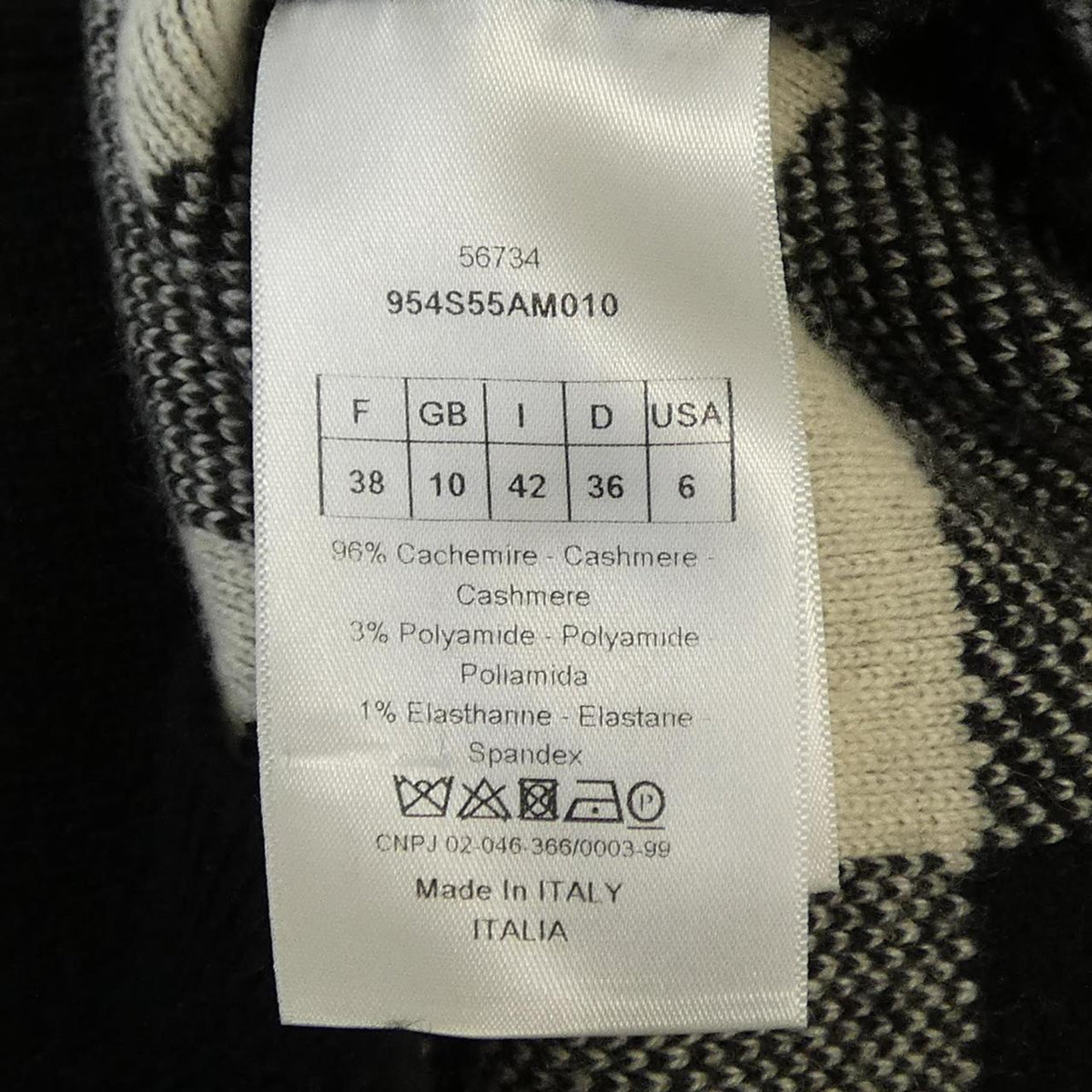 クリスチャンディオール J'ADIOR8 カシミヤニット