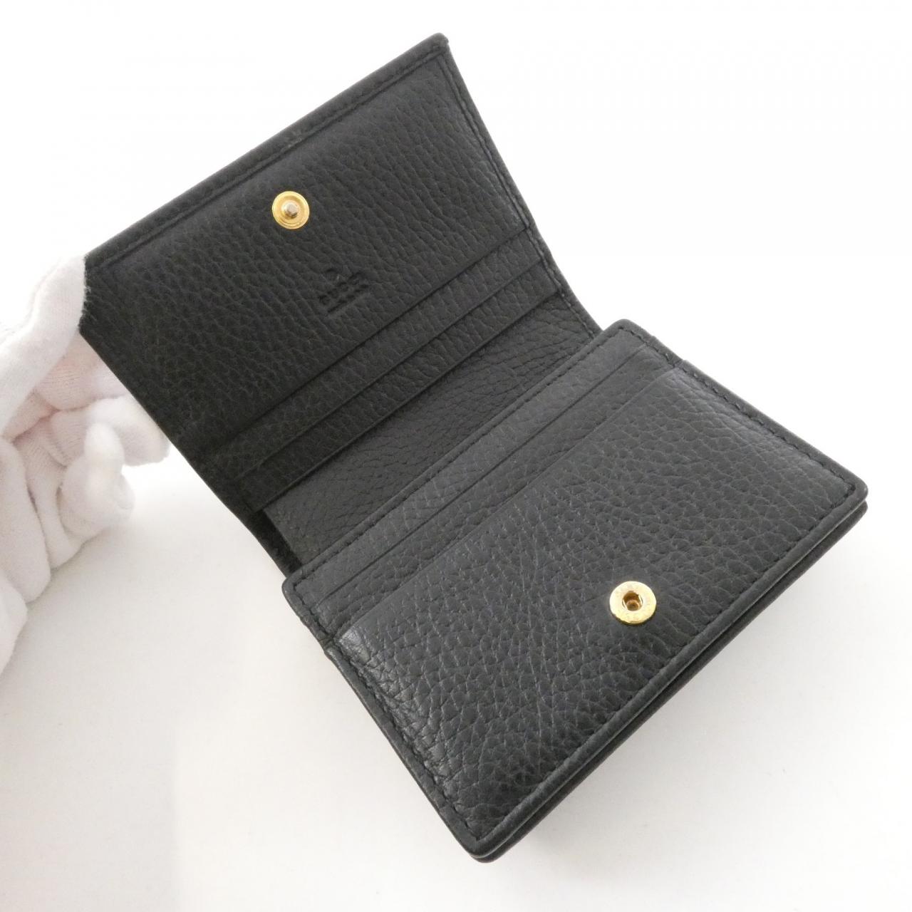 グッチ プチマーモント レザー二つ折り財布