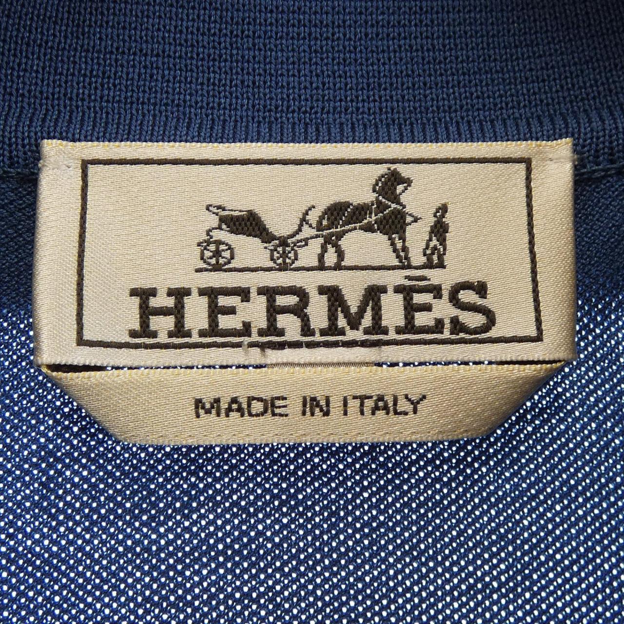 エルメス コットンポロシャツ