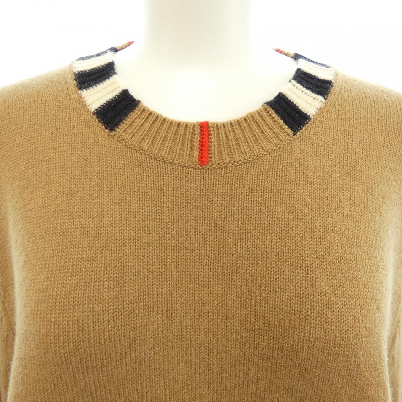 バーバリー カシミヤ混ニット