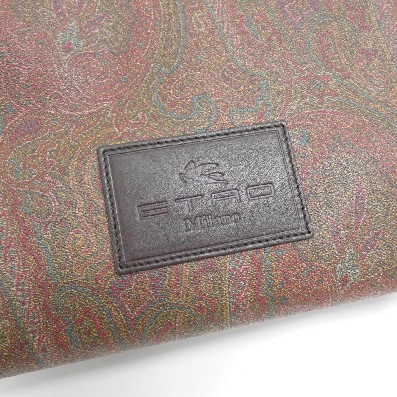エトロ コーティングキャンバス トートバッグ