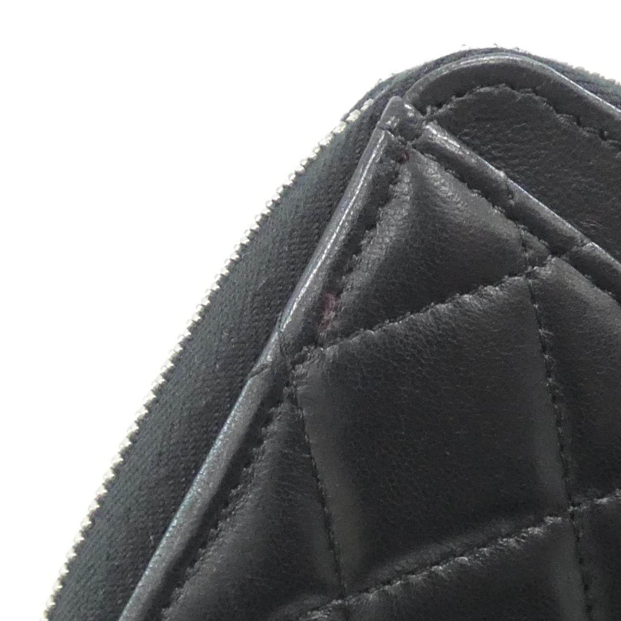 シャネル タイムレスクラシック ラムレザー長財布