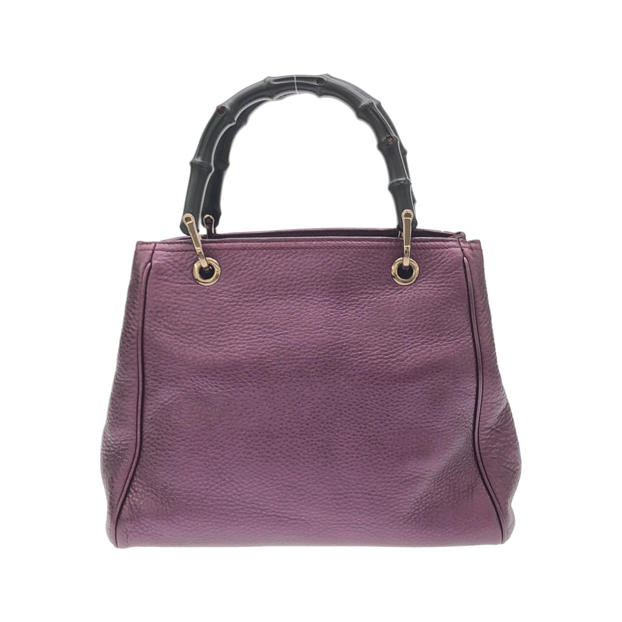 グッチ メタリックレザー ショルダーバッグ