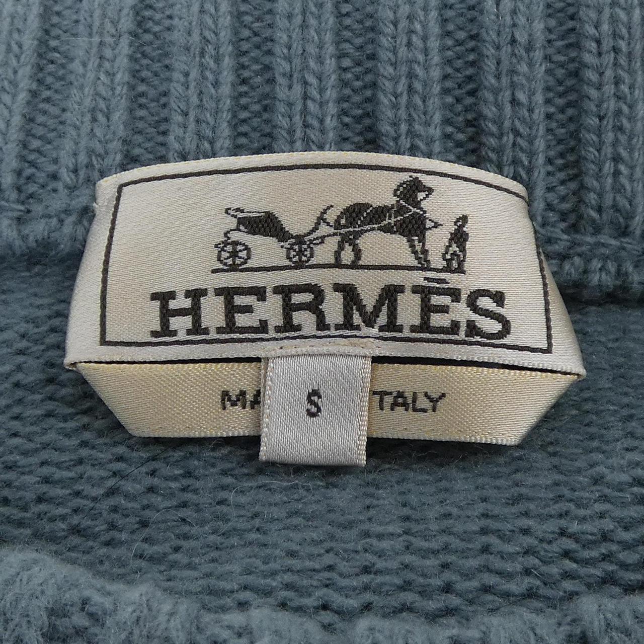 エルメス カシミヤ混ニット S