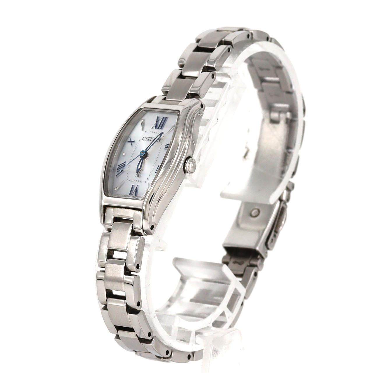 シチズン クロスシー ステンレススチール ソーラークォーツ 腕時計