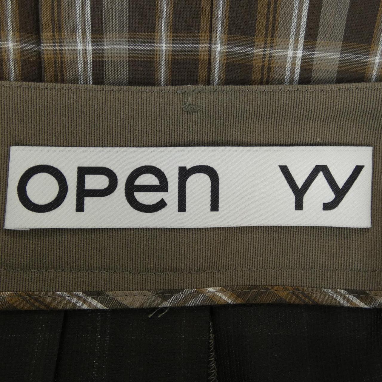 OPEN YY チェックスカート