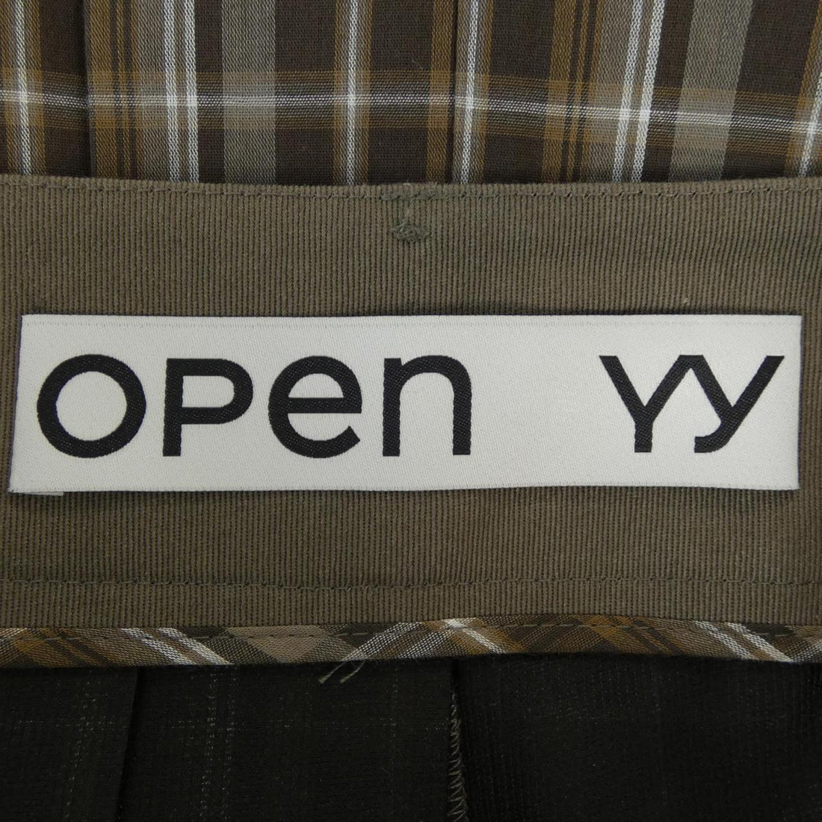 OPEN YY チェックスカート
