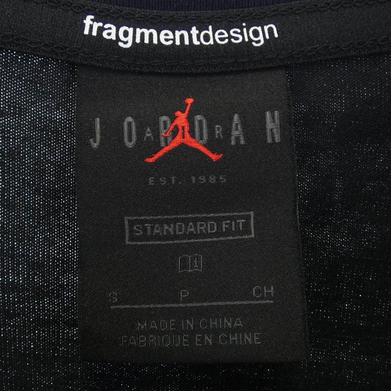 ナイキジョーダン fragmentdesign コットンTシャツ