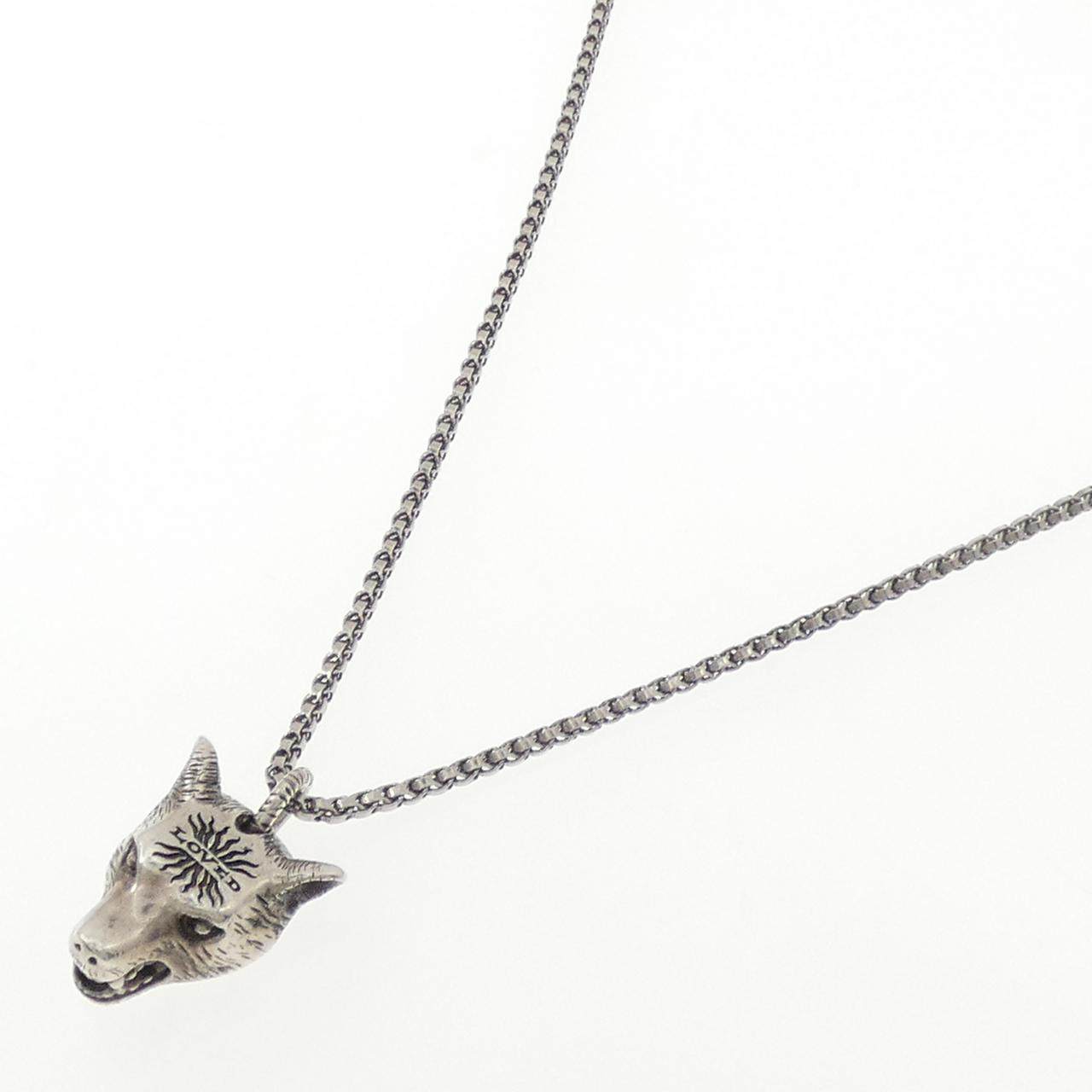 グッチ ウルフヘッド 925シルバー ネックレス
