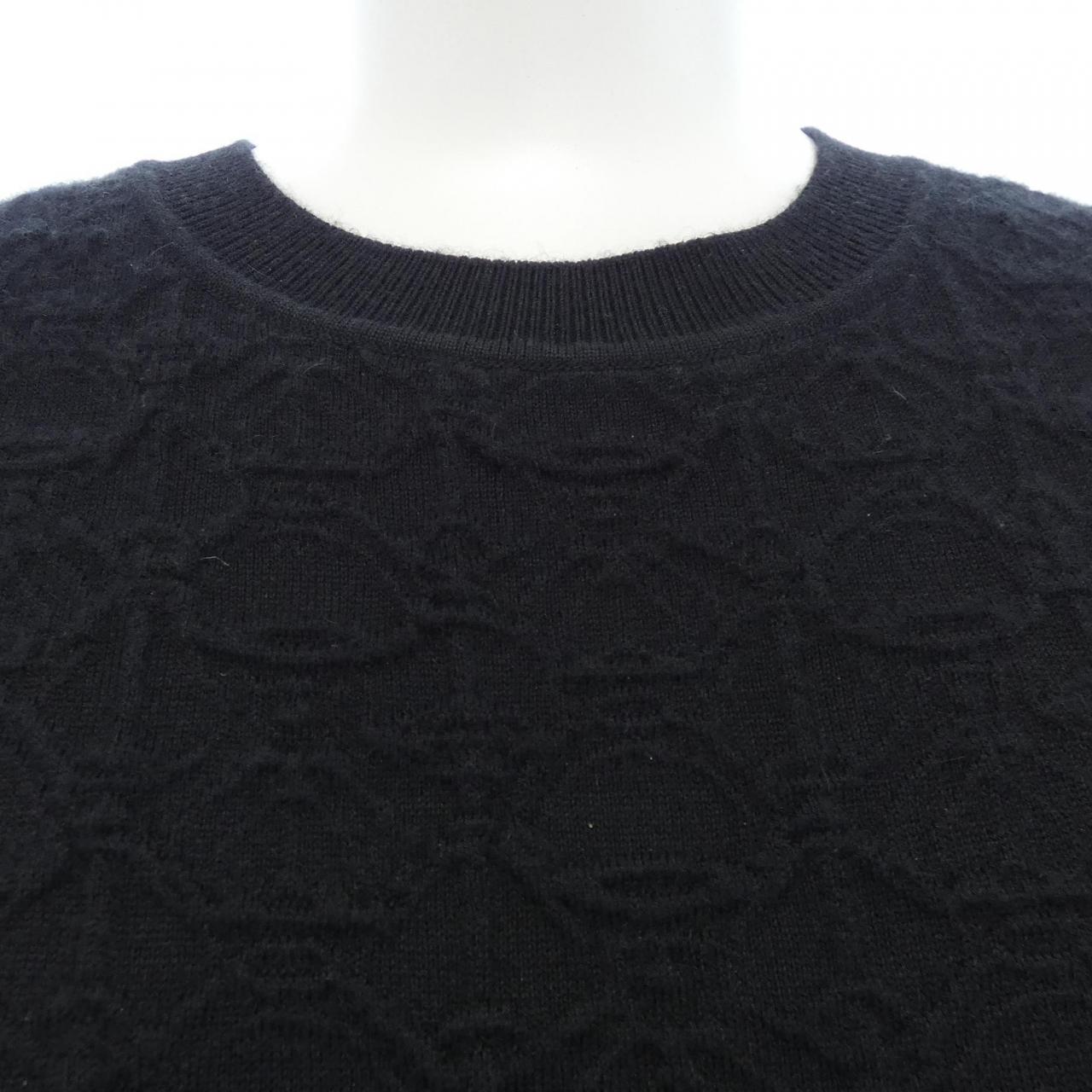 エルメス FANTASIE D'ETRIERS カシミヤ混ワンピース