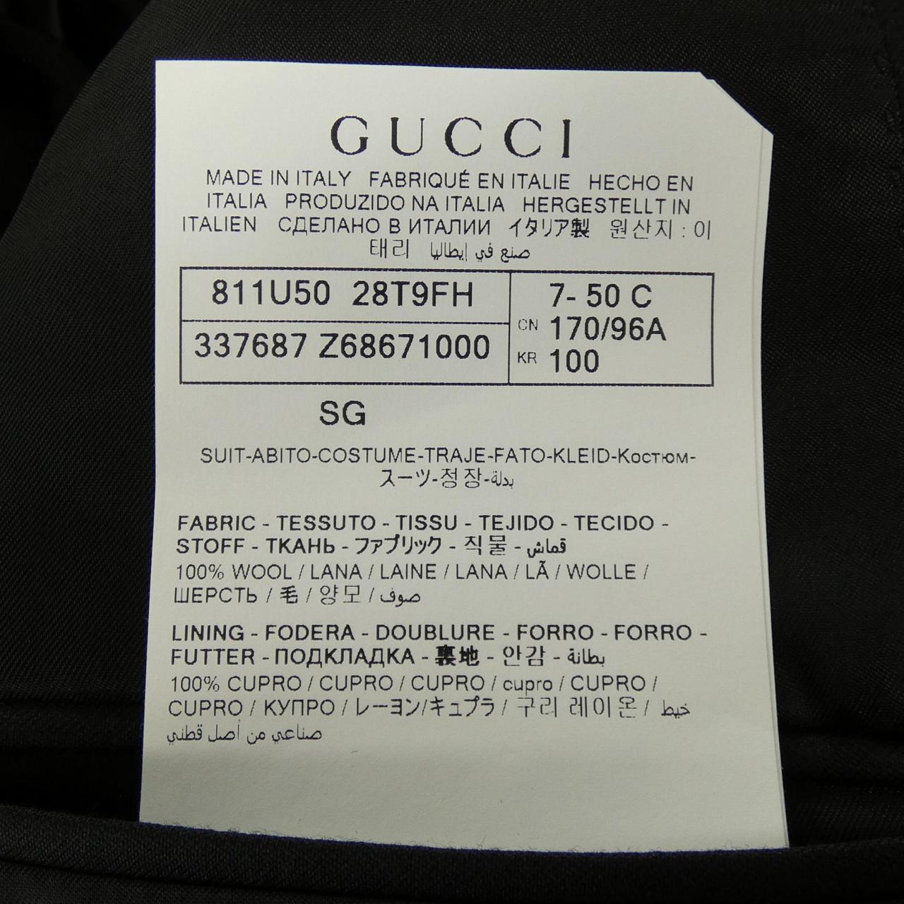 グッチ スーツ