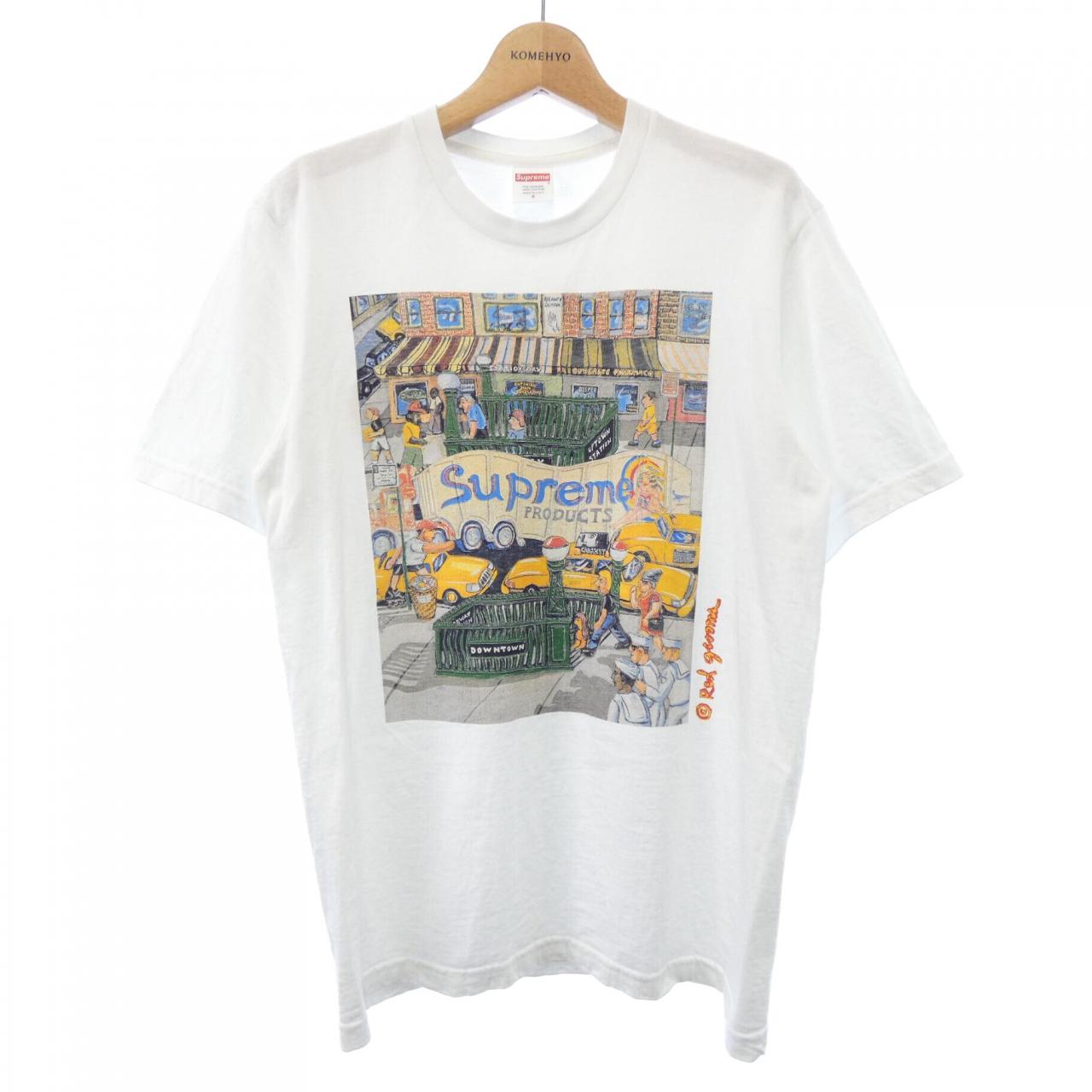 シュプリーム Manhattan Red Grooms コットンTシャツ