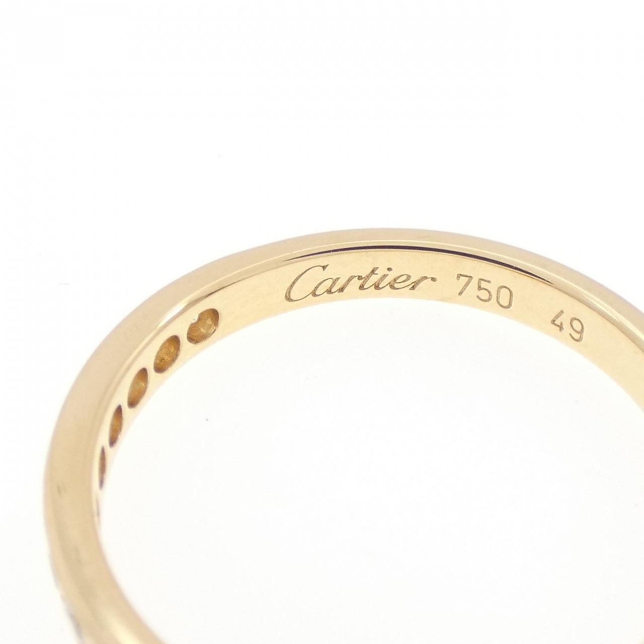 カルティエ ウェディング 750イエローゴールド ダイヤモンド リング 9号