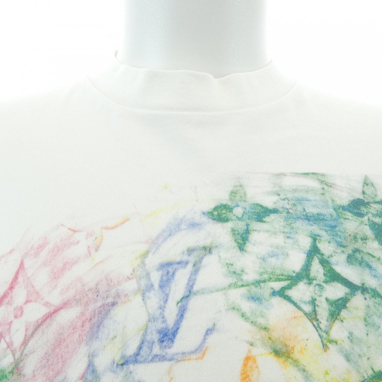 ルイヴィトン フロントプリンテッドパステル コットンTシャツ