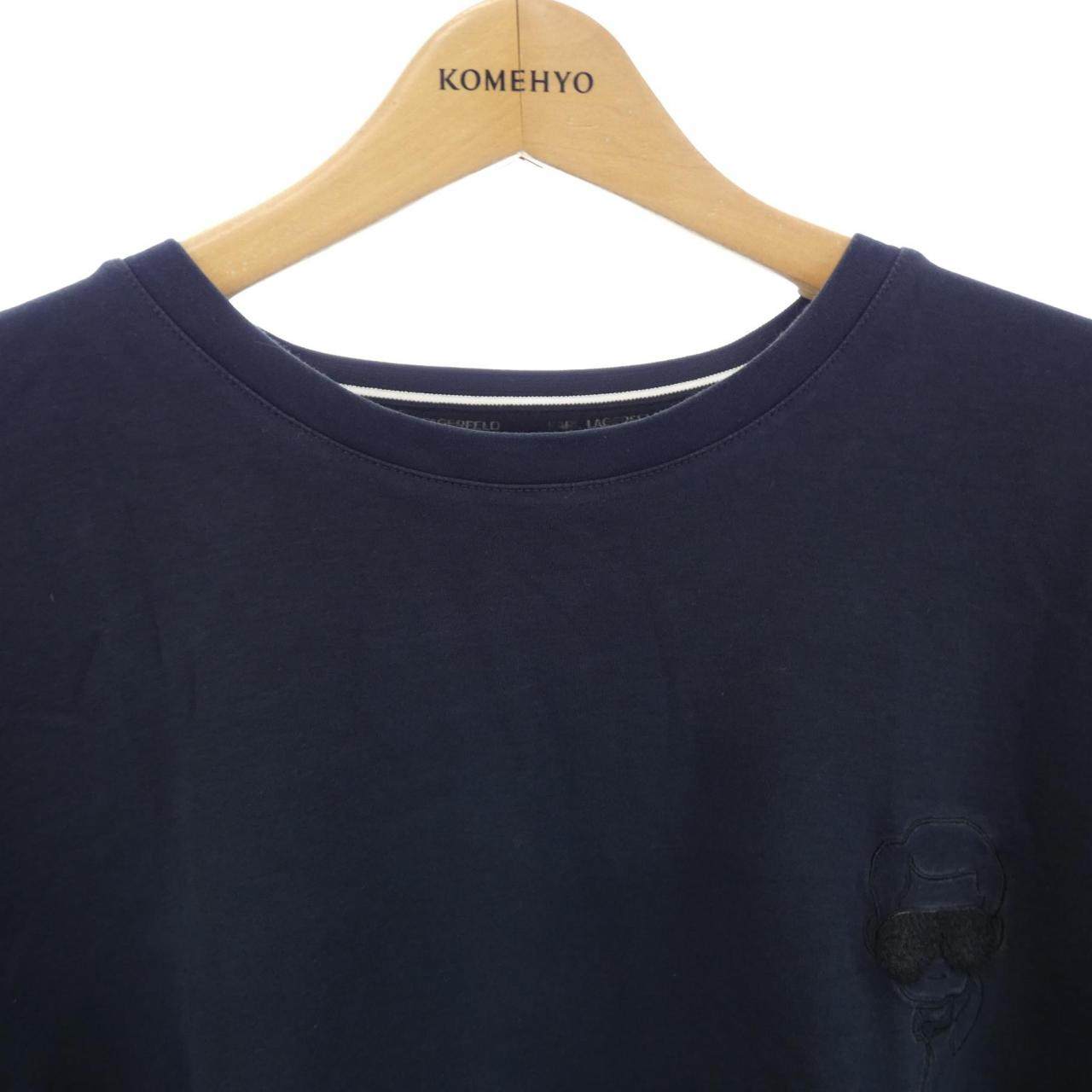 カールラガーフェルド コットンTシャツ