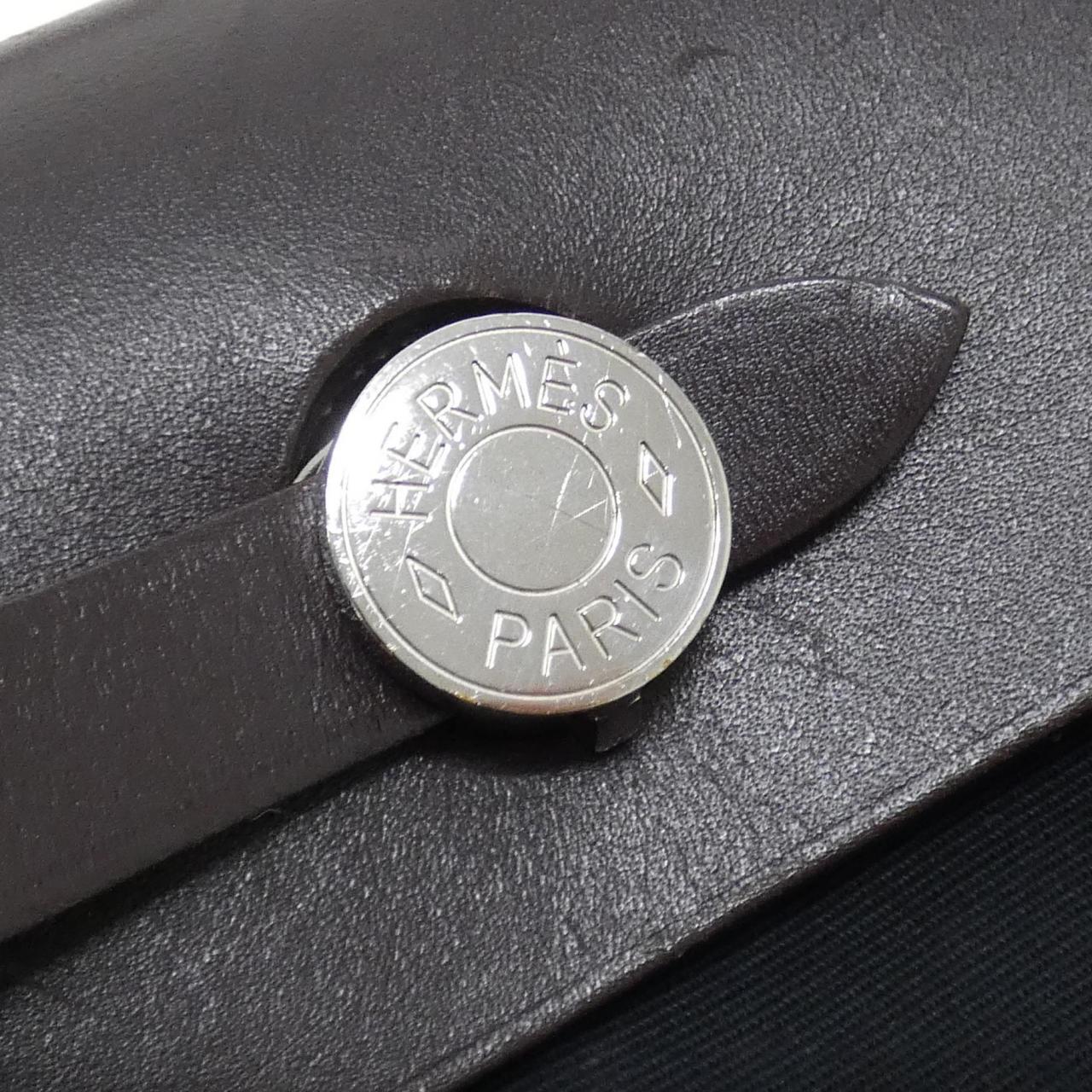 エルメス エールバッグ ジップPM トワルオフィシエ ヴァッシュハンター バッグ