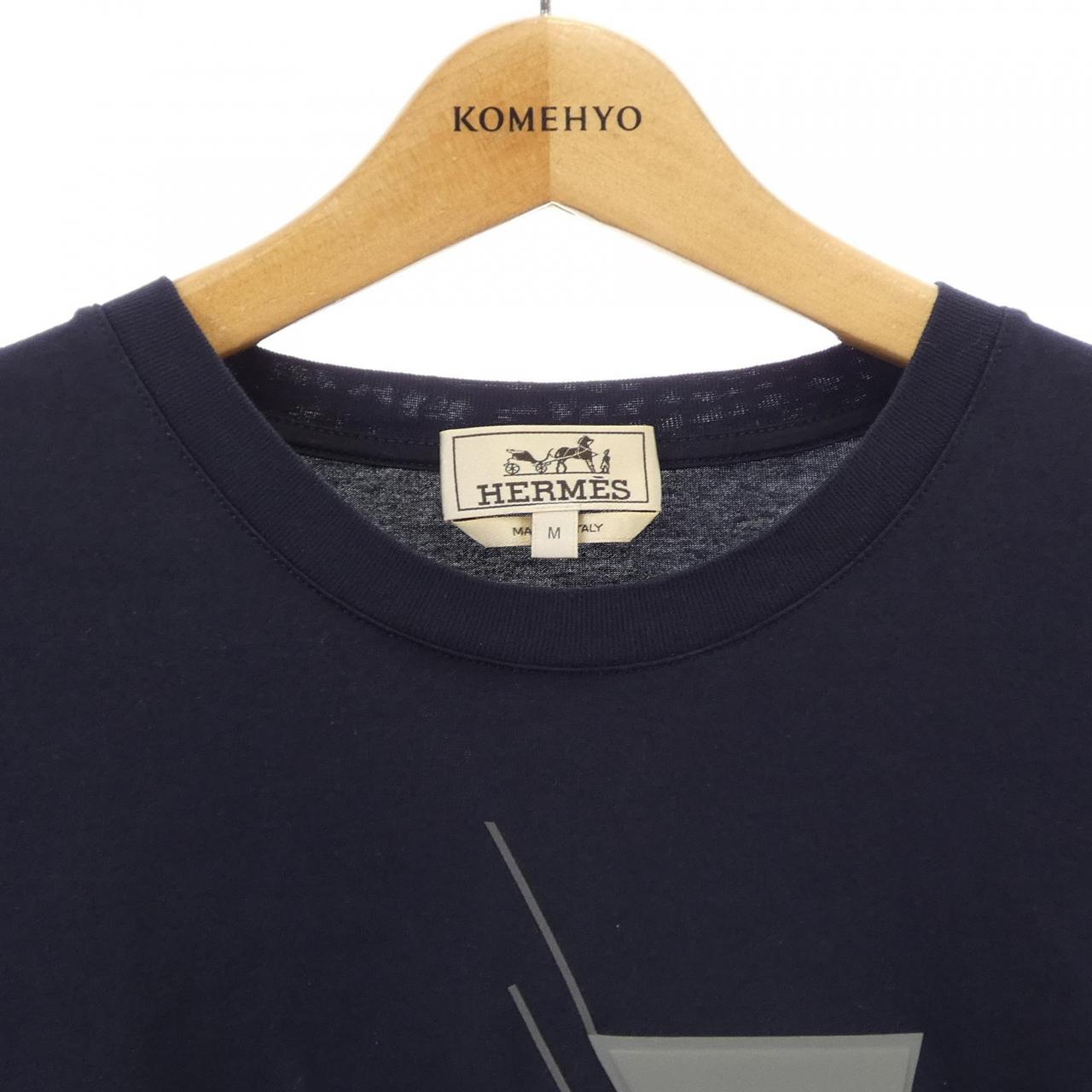エルメス エトリエ アン フラグモン コットンTシャツ