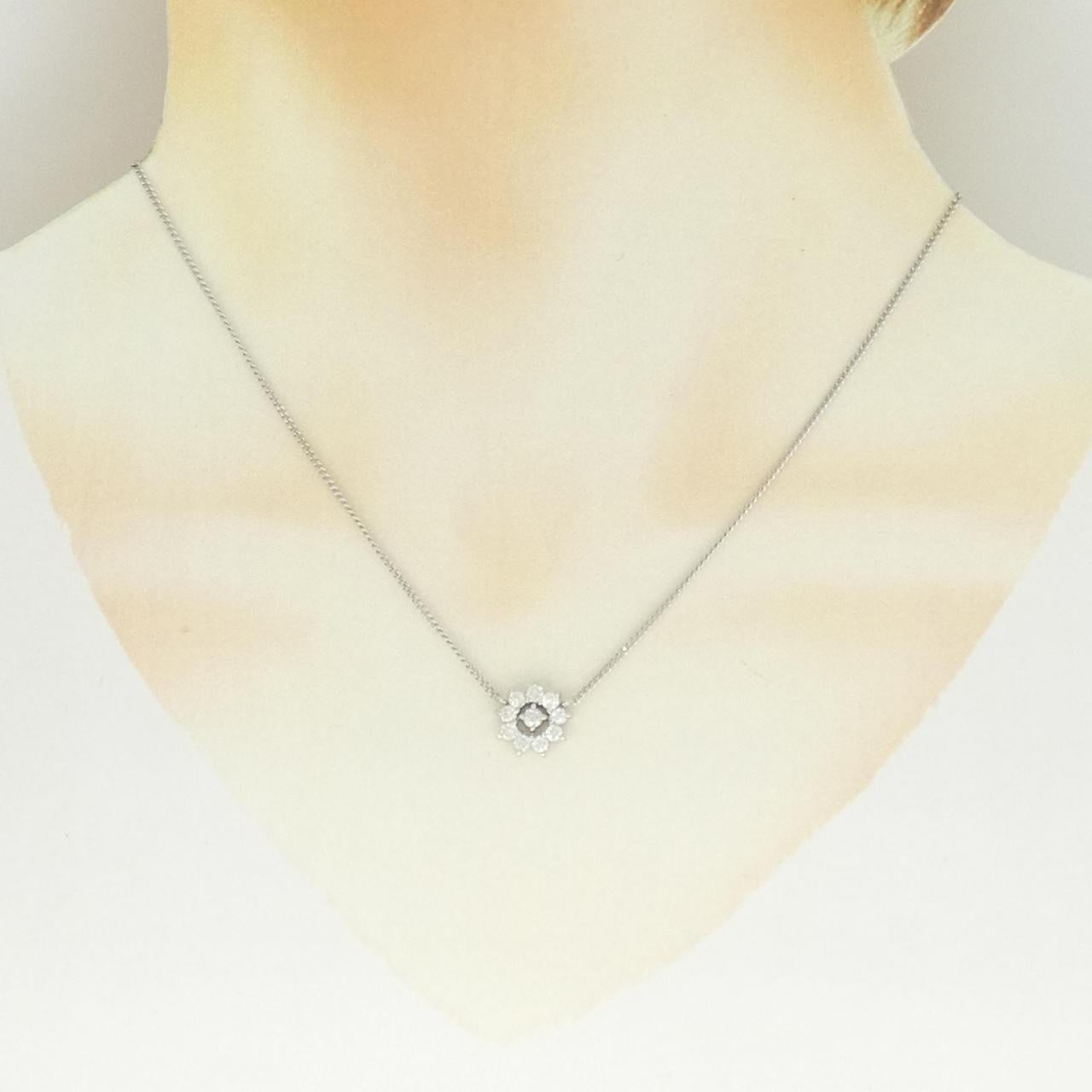 プラチナ850 ダイヤモンドネックレス