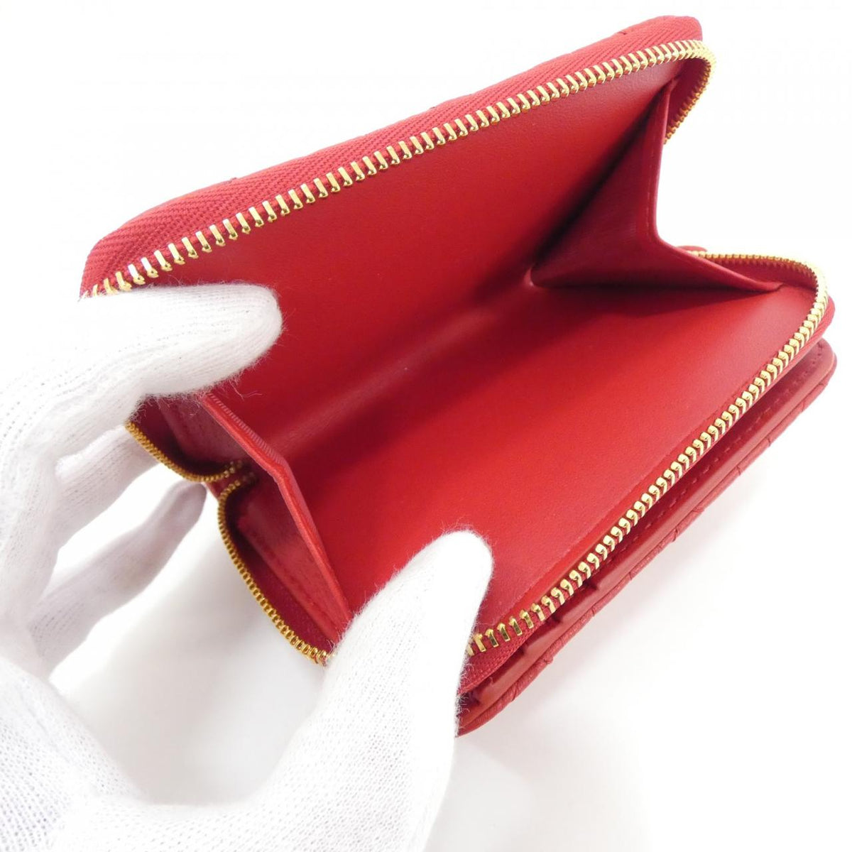 クリスチャンディオール ディオールカロ レザー二つ折り財布