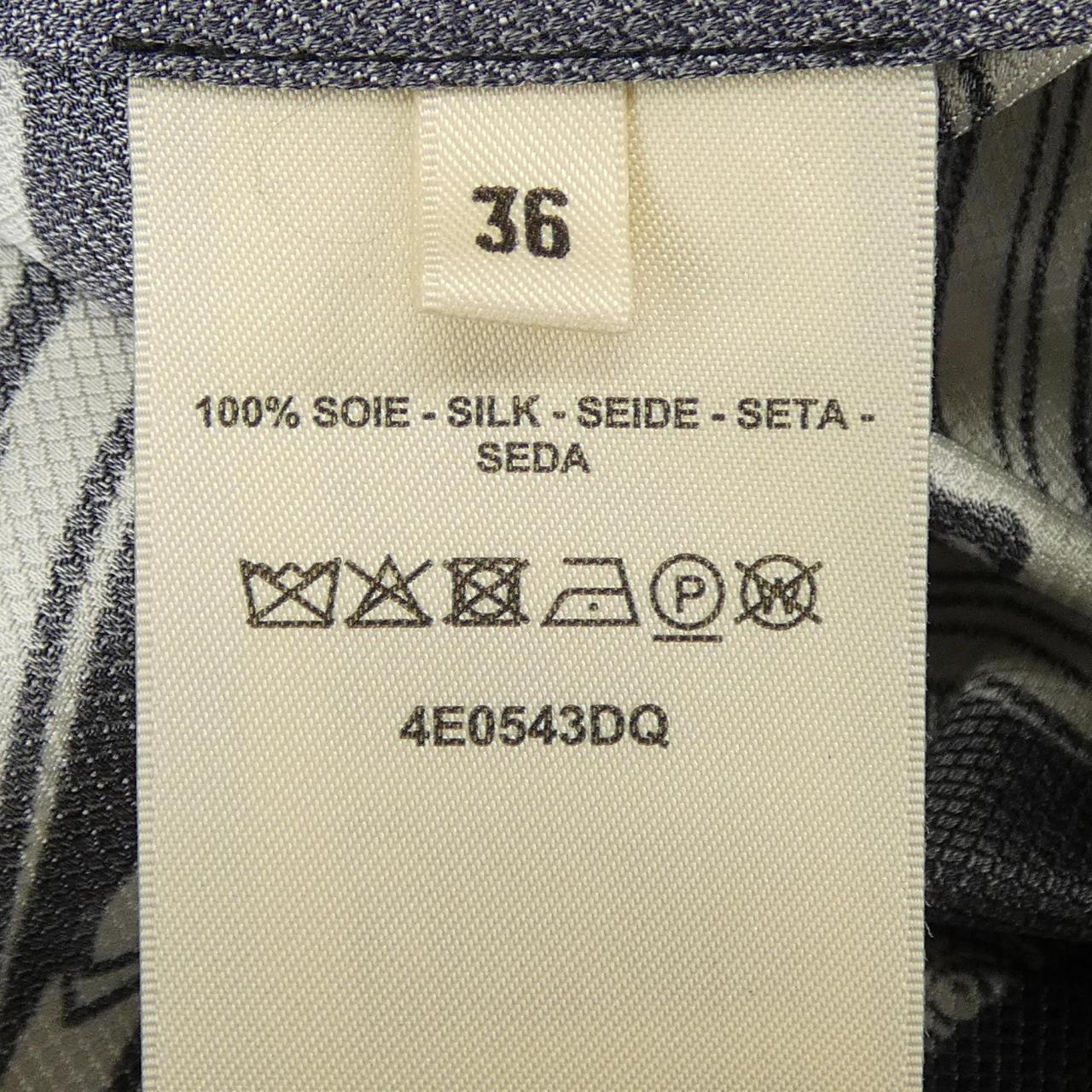 エルメス EN DESORDRE シルクワンピース36