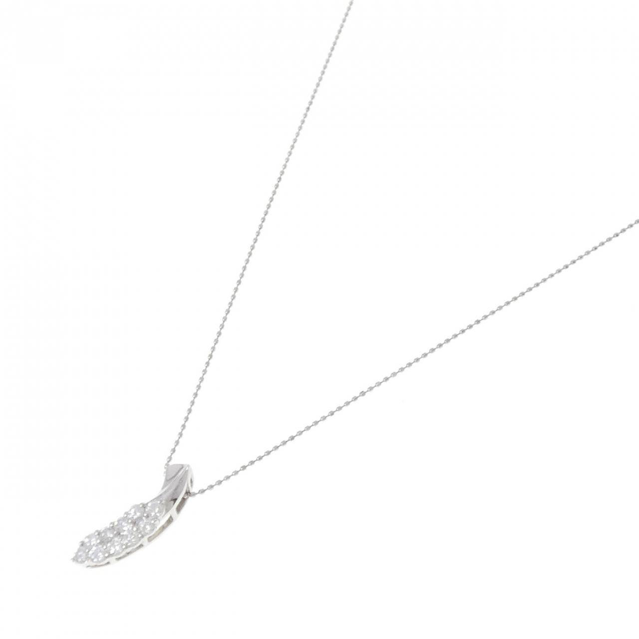 PT900 PT850 0.50CT ダイヤモンドネックレス