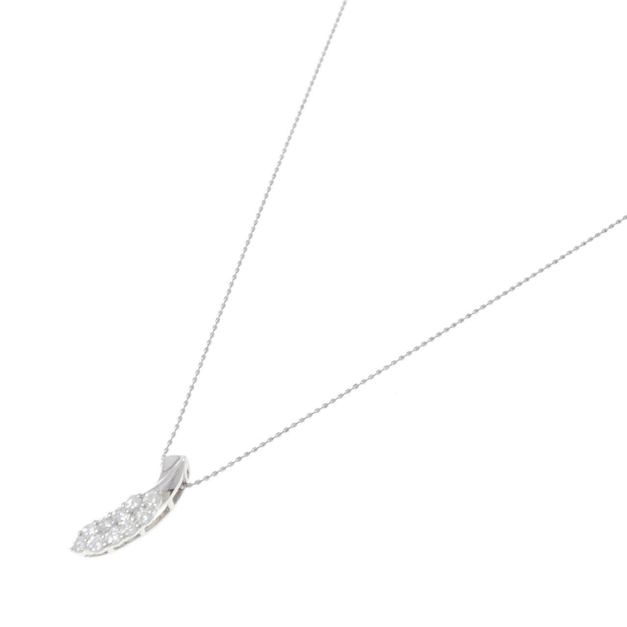 PT900 PT850 0.50CT ダイヤモンドネックレス